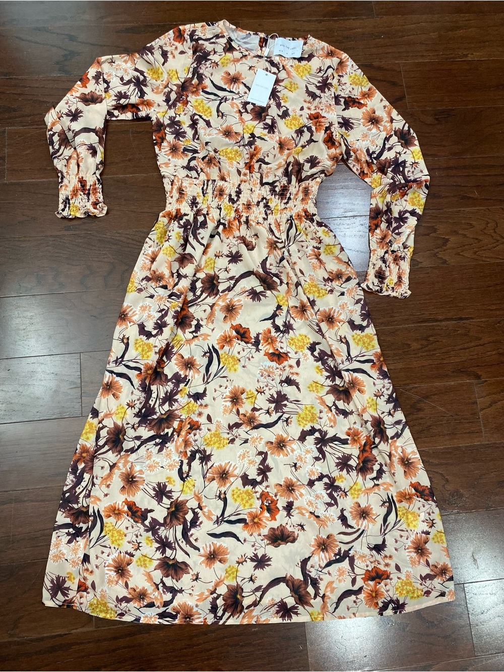 MVN the label floral maxi dress bohemian New NWT